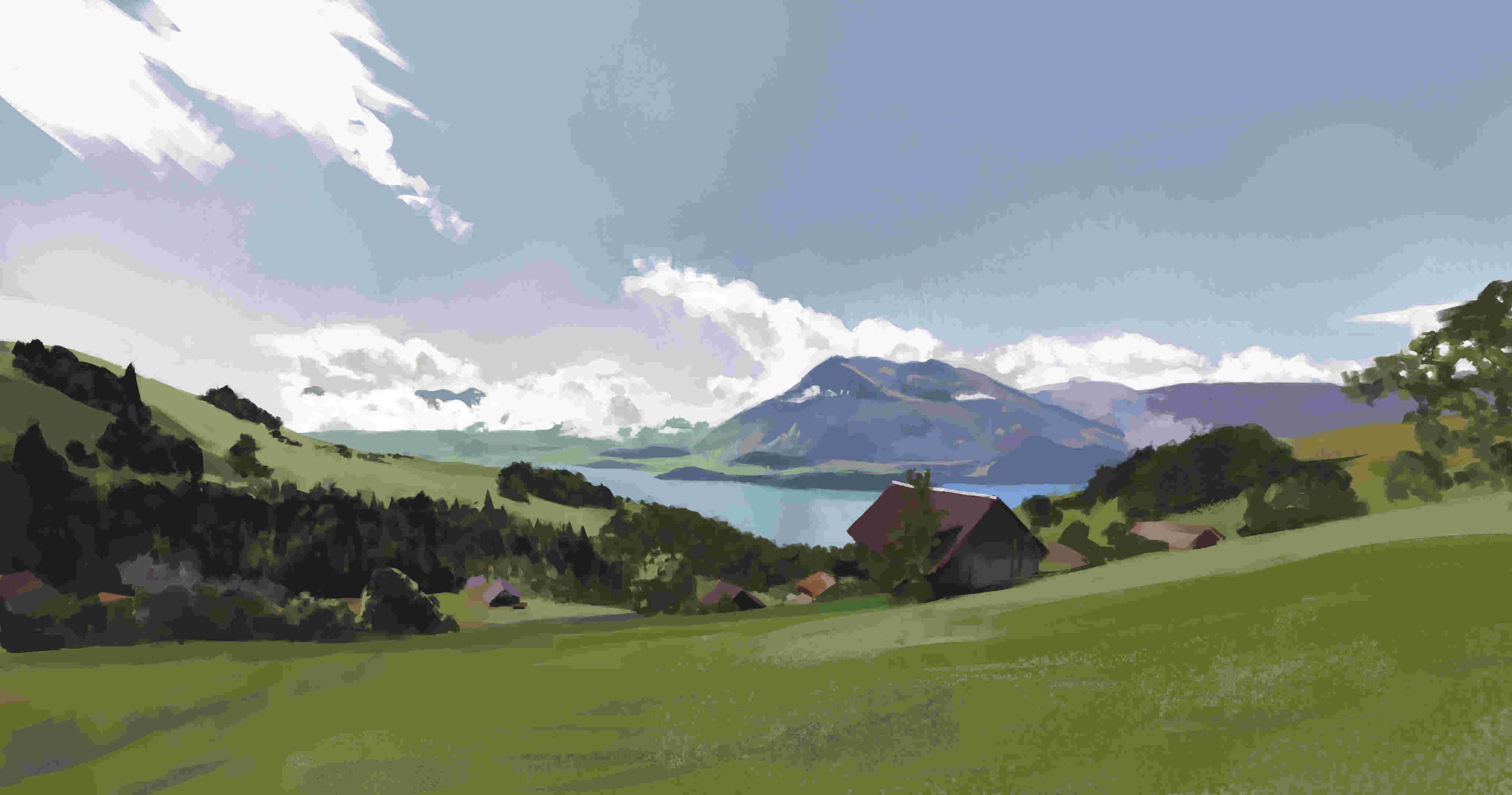Virtual Plein Air (Canton of Bern, Switzerland), 2020